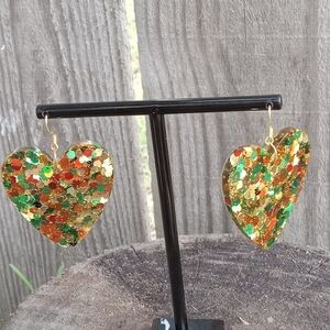 Hand Crafted Elegant Gold Earrings